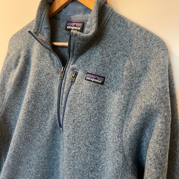 Patagonia Men’s Better Sweater size Medium Blue - Picture 5 of 6